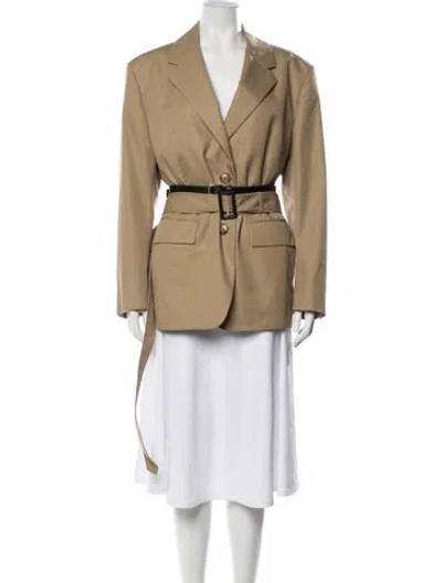 Pre-owned Prada 2025 Blazer W/ Tags In Neutrals