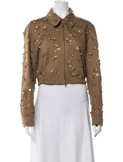 Pre-owned Prada 2025 Blouson Jacket In Brown