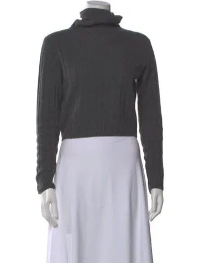 Pre-owned Prada 2025 Cashmere Sweater In Gray