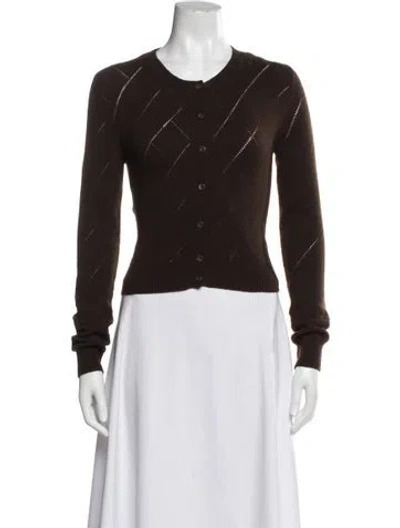 Pre-owned Prada 2025 Cashmere Sweater W/ Tags In Brown