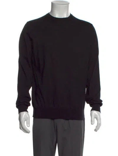 Pre-owned Prada 2025 Crew Neck Pullover In Black