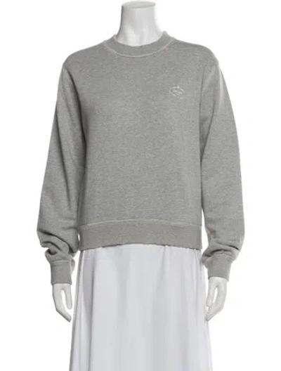 Pre-owned Prada 2025 Crew Neck Sweatshirt W/ Tags In Gray