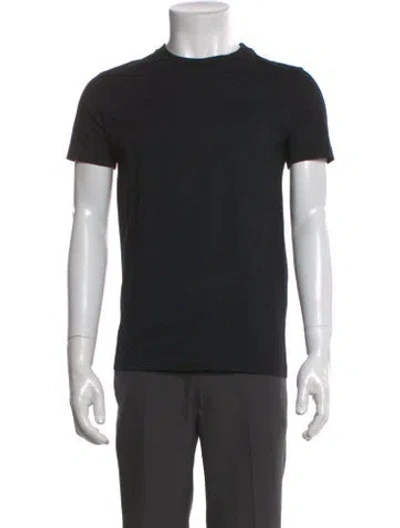 Pre-owned Prada 2025 Crew Neck T-shirt In Black