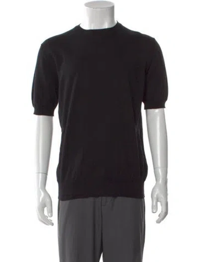 Pre-owned Prada 2025 Crew Neck T-shirt W/ Tags In Black