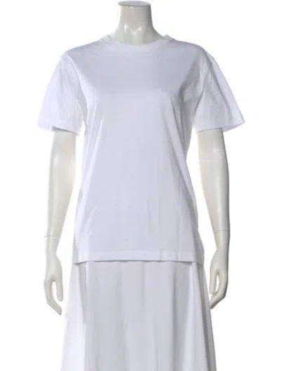 Pre-owned Prada 2025 Crew Neck T-shirt In White