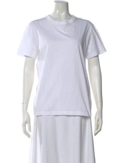 Pre-owned Prada 2025 Crew Neck T-shirt In White