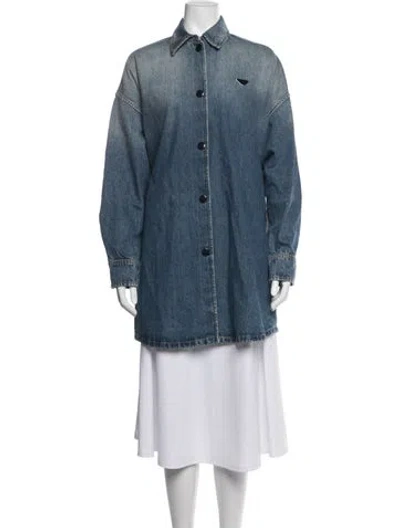 Pre-owned Prada 2025 Denim Jacket In Blue