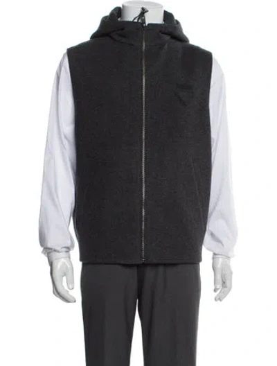 Pre-owned Prada 2025 Holiday Vest W/ Tags In Gray