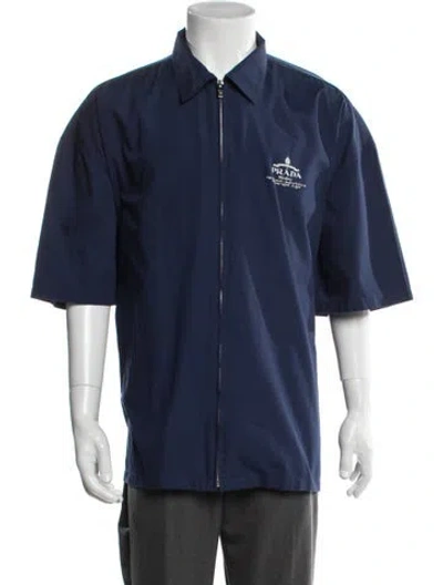 Pre-owned Prada 2025 Jacket In Blue