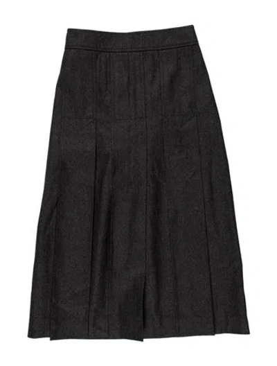 Pre-owned Prada 2025 Knee-length Skirt In Gray
