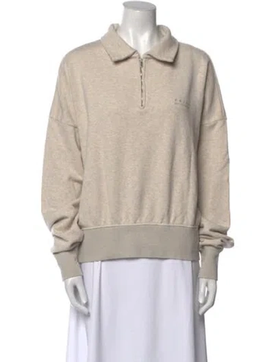 Pre-owned Prada 2025 Long Sleeve Sweatshirt In Neutral