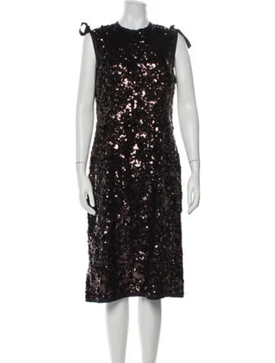 Pre-owned Prada 2025 Midi Length Dress In Multi