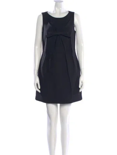 Pre-owned Prada 2025 Mini Dress In Black