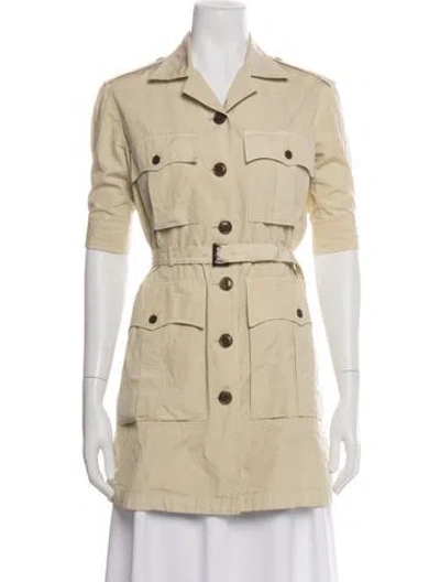 Pre-owned Prada 2025 Mini Dress In Neutrals