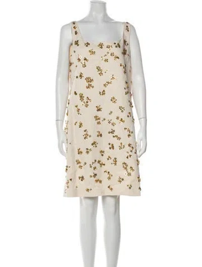 Pre-owned Prada 2025 Mini Dress In Neutrals