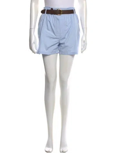 Pre-owned Prada 2025 Mini Shorts In Blue