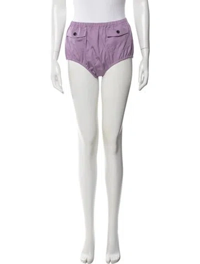 Pre-owned Prada 2025 Mini Shorts In Purple