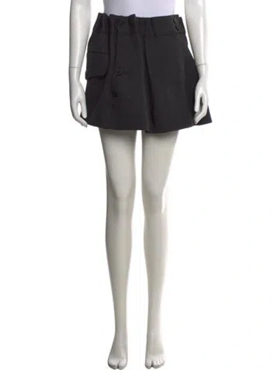 Pre-owned Prada 2025 Mini Skirt In Black