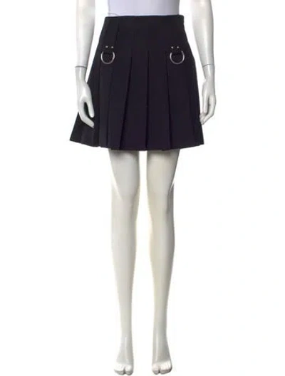 Pre-owned Prada 2025 Mini Skirt In Black