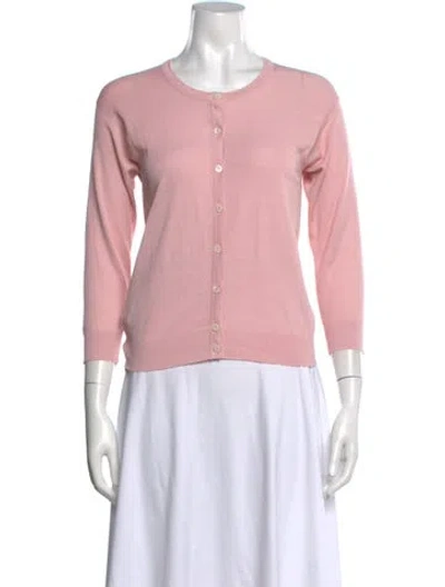 Pre-owned Prada 2025 Silk Sweater In Pink