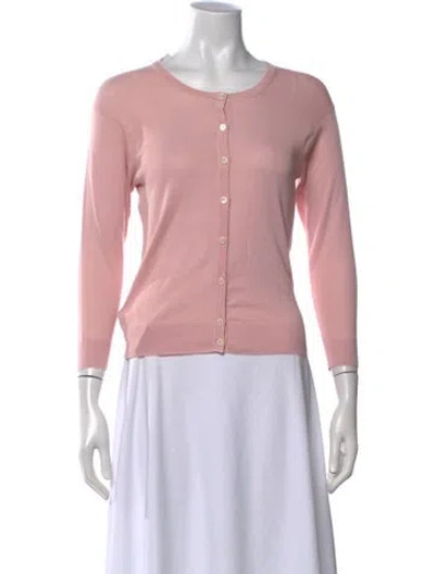 Pre-owned Prada 2025 Silk Sweater W/ Tags In Pink