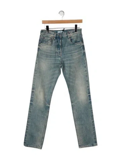 Pre-owned Prada 2025 Straight Leg Jeans W/ Tags In Blue