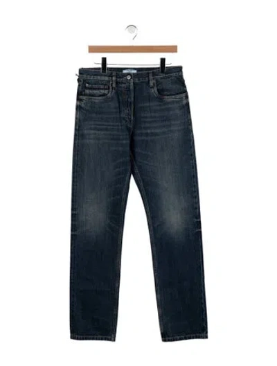 Pre-owned Prada 2025 Straight Leg Jeans W/ Tags In Blue