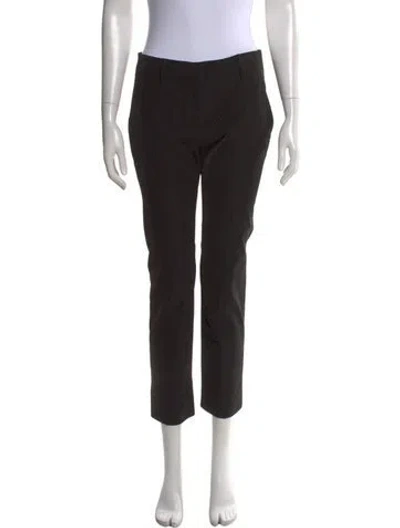 Pre-owned Prada 2025 Straight Leg Pants In Black