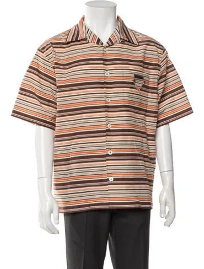 Pre-owned Prada 2025 Striped Shirt In Multi