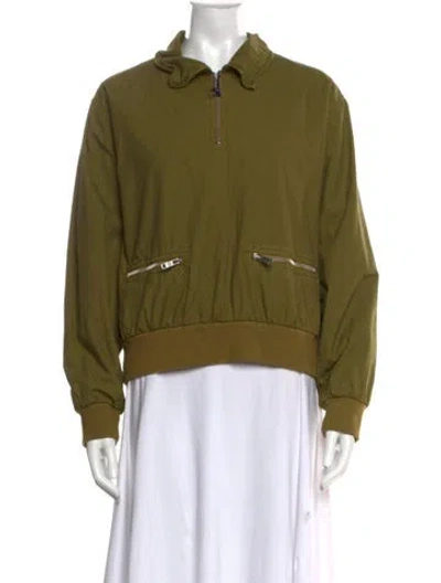 Pre-owned Prada 2025 Utility Jacket In Green