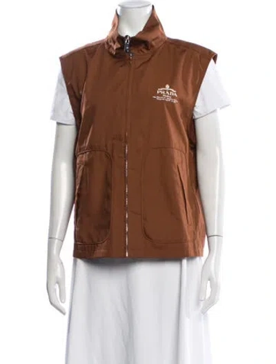 Pre-owned Prada 2025 Vest In Brown