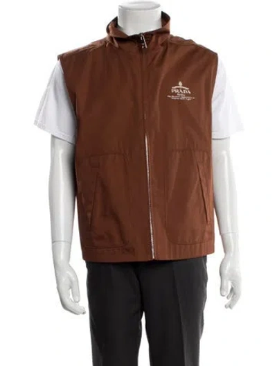 Pre-owned Prada 2025 Vest In Brown