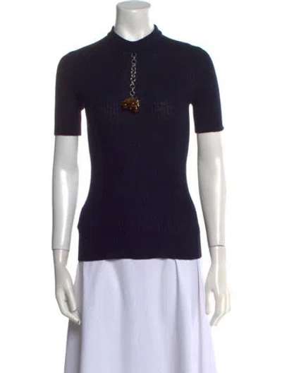 Pre-owned Prada 2025 Virgin Wool Sweater In Black