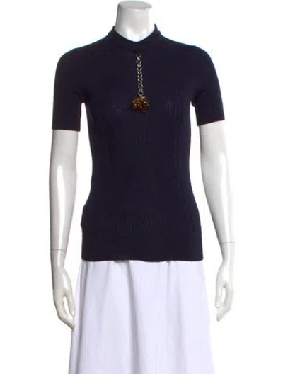 Pre-owned Prada 2025 Virgin Wool Sweater In Black