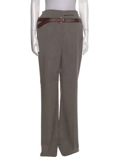 Pre-owned Prada 2025 Wide Leg Pants W/ Tags In Neutral