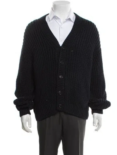 Pre-owned Prada 2025 Wool Cardigan In Black