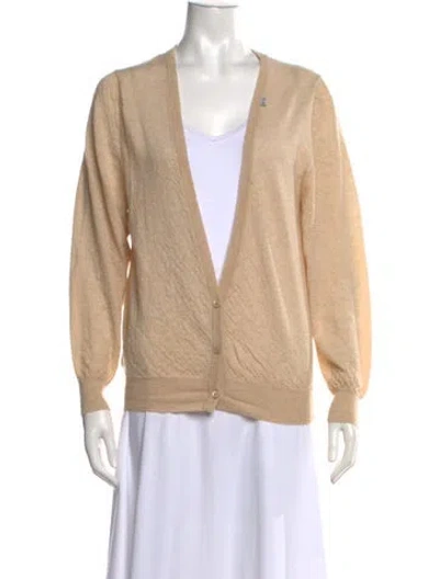 Pre-owned Prada 2026 Cashmere Sweater In Neutrals