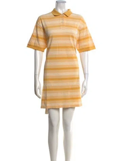 Pre-owned Prada 2026 Mini Dress In Yellow