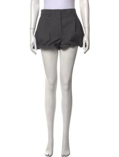 Pre-owned Prada 2026 Mini Shorts W/ Tags In Grey