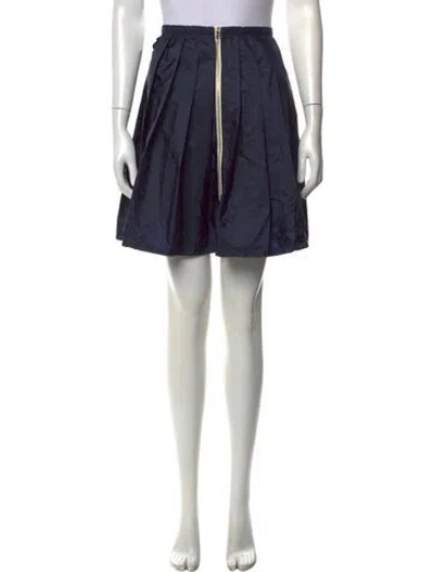 Pre-owned Prada 2026 Mini Skirt In Blue