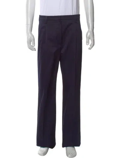 Pre-owned Prada 2026 Wide Leg Pants In Blue