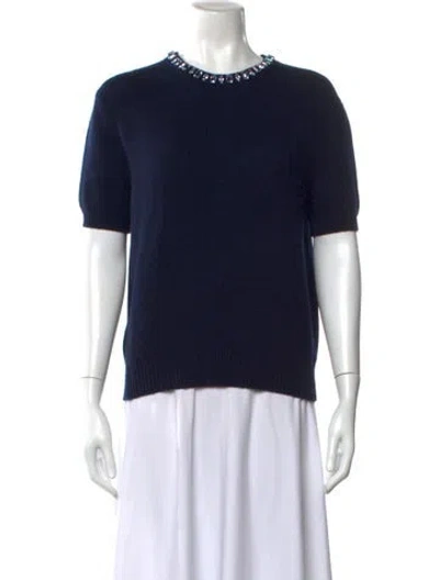Pre-owned Prada 2026 Wool Sweater In Blue