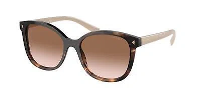 Pre-owned Prada 22zs Sunglasses 07r0a6 Tortoise 100% Authentic In Brown