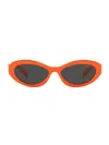 Prada Cat-eye Frame Sunglasses In Orange