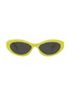 Prada Oval-frame Sunglasses In Z