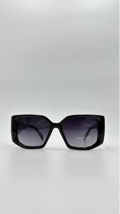 Pre-owned Prada 296276 Square Polarized Sunglasses In Purple