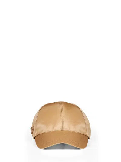 Prada 2hc2742dmif0040 Re-nylon Recycled Polyamide Baseball Cap In Brown