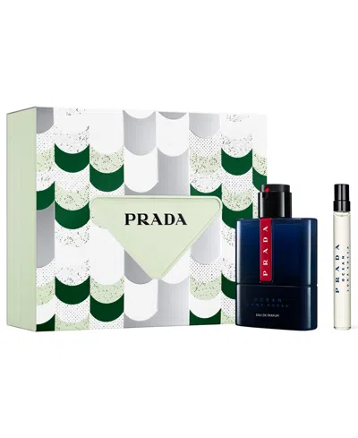 Prada 2-pc. Luna Rossa Ocean Eau De Parfum Gift Set With Full Size Fragrance In Transparent