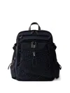 Prada Speedrock Backpack In Re-nylon And Leather In Blue