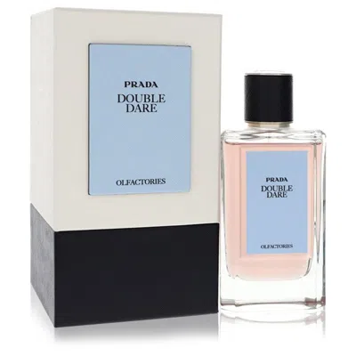 Prada 3.4 oz Olfactories Double Dare Eau De Parfum Spray For Men With Gift Pouch For Unisex In White